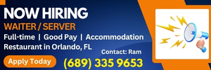 Server Job openings in Indian Grill restaurant , FL