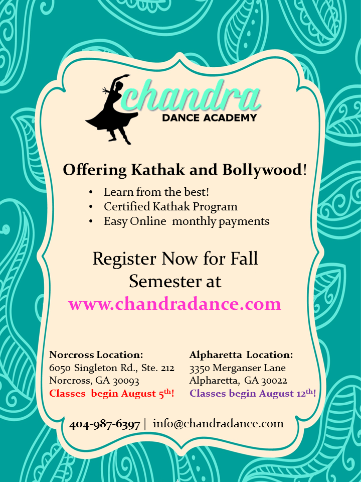 Offering kathak and Bollywood