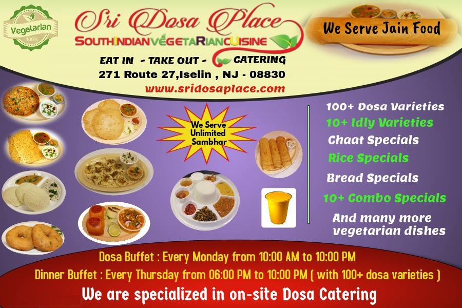 We serve unlimited sambar