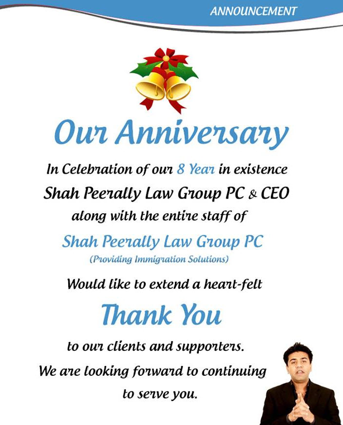 Anniversary Celebration