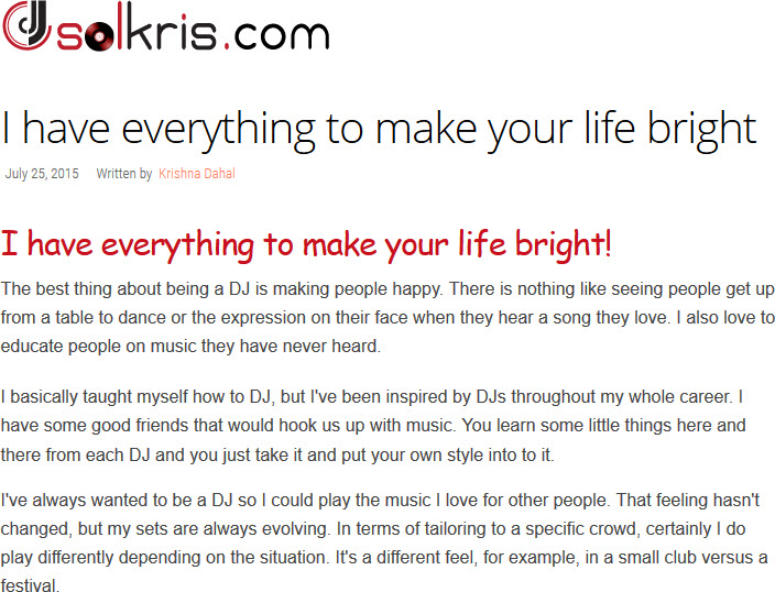 DJsolkris