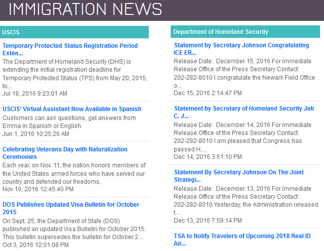 IMMIGRATION