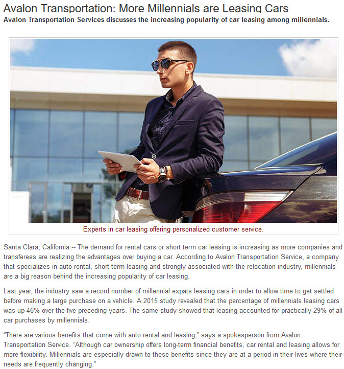 More Millennials are Leasing Cars