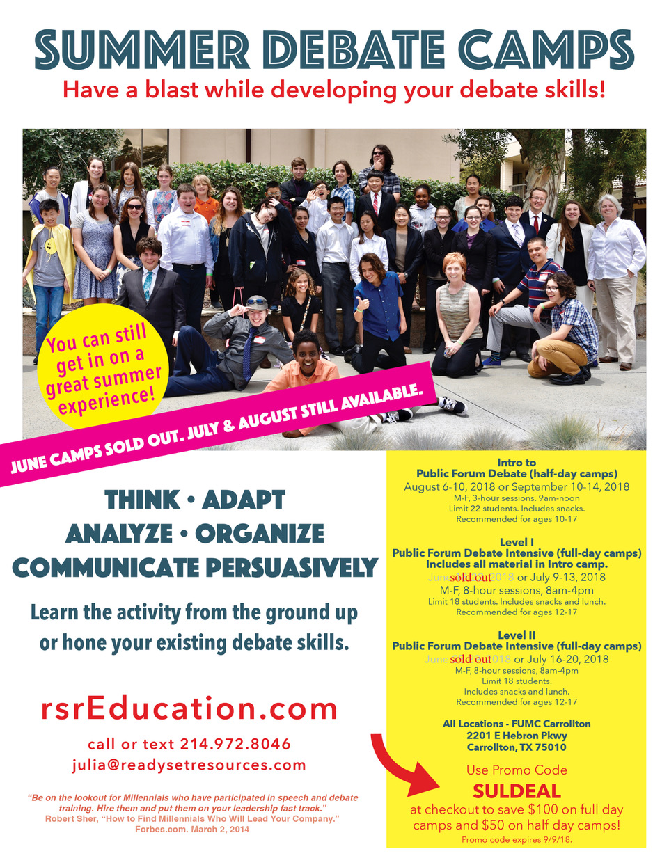 Rsr Education Speech & Debate