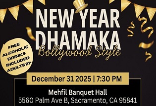 NYE Sacramento Fam & Frds, Sacramento, CA