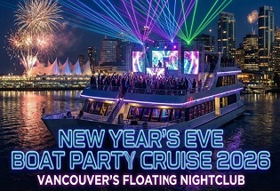 Buy tickets for New Year's Eve Boat Party in Vancouver, BC