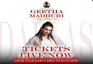 Buy tickets for DALLAS Geetha Madhuri Live in Frisco, TX