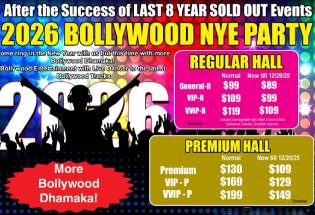 Buy tickets for NYE 2026 Oasis Premium Hall, Newark, CA