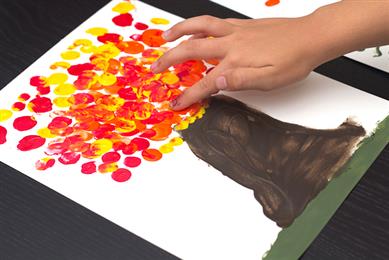 Finger painting