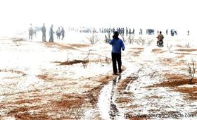 Snowfall in Andhra Pradesh. Really ? in Chicago,IL