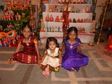 Navarathri Kolu at 194 Meadowland Dr., in Milpitas,CA