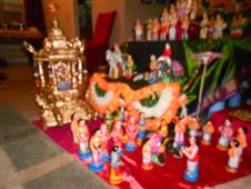 Navarathri Kolu at 194, Meadowland Dr., in Milpitas,CA