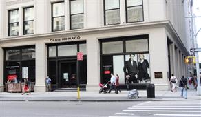 Art-Hugging at “Club Monaco Flatiron” New York in New York,NY