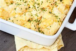 Featherlike Grub “Baked Scrambled Eggs” in New York,NY