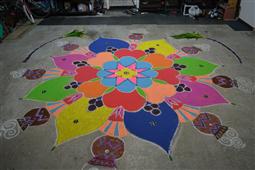 Pudhumai Pongal Thiruvizha Rangoli in Livermore,CA