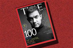 Aamir Khan featured on Time cover in New York,NY