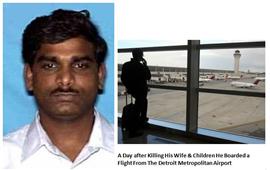 An Indian Techie Who Killed His Wife, Daughter & Son, Now In Custody in New York,NY