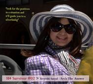 H4 Survivor #02 > Sreyoshi Sanyal : Art's The Answer in Chicago,IL