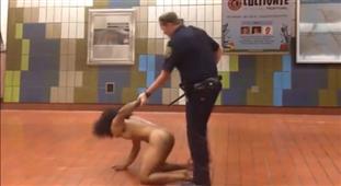 Commuters Hassled by a Naked Man at a San Francisco Train Station...  in New York,NY