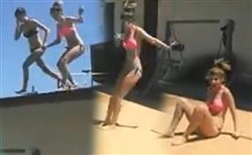 Girl’s Pool-Jump Goes Awry, Breaks Legs – Outrage, As Mom Post's Video in New York,NY
