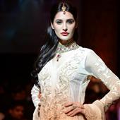 Narghis Fakhri Decors Lakme Fashion Week 2013 for Ritu Kumar in New York,NY