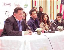 BESHARAM - Kapoors Rock NYC at Press Conference in New York,NY