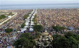 105 kids lost and found in Chennai Marina beach on Kaanum Pongal! in New York,NY