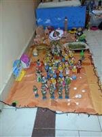 A Traditional Kolu with Arunai Hill Theme by Rajas in New York,NY