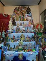 A Traditional Kolu with Arunai Hill Theme by Rajas