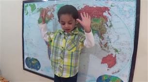 Indian Kid is a World Map expert at just 2 1/2 years! in New York,NY