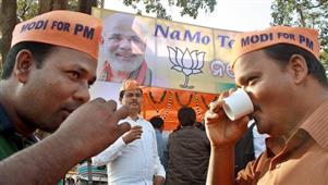 First Narendra Modi Tea Stall in Silicon Valley – Modi mania kicks off in New York,NY