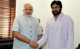 Pawan Kalyan met Modi in New York,NY