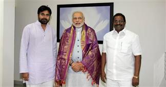 Pawan Kalyan met Modi