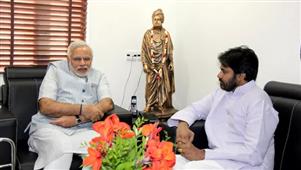 Pawan Kalyan met Modi