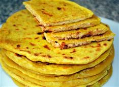 Ugadi Sweets: Coconut Puran Poli (Kayi Holige) Recipe in Atlanta,IL