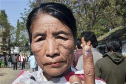 High Turnout Of Voters In North-East Lok Sabha Elections in New York,NY