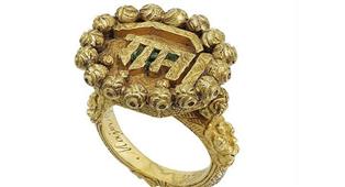 Controversial Ring Of Tipu Sultan Auctioned At Christie’s in New York,NY
