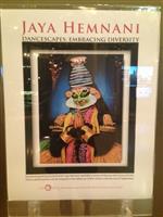 Indian Art by Jaya Hemnani at Cerritos Public Library in Los Angeles,CA