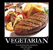 Meat Vs. Vegetarian– What Matters? “Deeds” Or Vegan Gaga? in Illinois City,IL