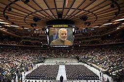 Narendra Modi Thanks NRIs For Changing India's Image! Huge Spectacle at Madison Square! in New York,NY