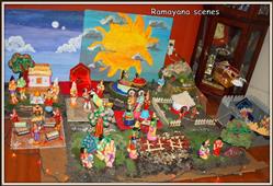 Ramayanam theme golu in Sunnyvale,CA