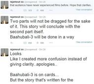 Extension over Conclusion- Baahubali Series
