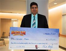 FROM RAGS TO RICHES THANKS TO  THE PRINCESS MARGARET WELCOME HOME SWEEPSTAKES in Toronto,ON