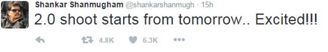 The Robot is back – Enthiran 2 starts rolling!