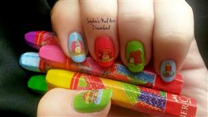 Water Decals - Colorful nail art