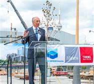 Groundbreaking For Aqualina – The First Building At The Bayside Toronto Development in Toronto,ON