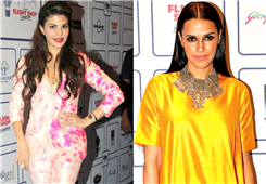 Jacqueline and Neha Dhupia put on center stage. Lonely Planet Awards 2015 in New York,NY