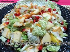 Apple pomegranate lettuce salad recipe in New York,NY