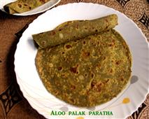 Aloo palak paratha in New York,NY
