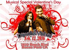 Amaya restaurant to host a musical Valentine's Day Party in Buena Park! in Buena Park,CA